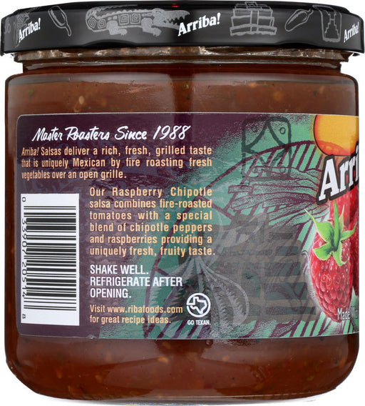 ARRIBA: Roasted Raspberry Chipotle Salsa, 16 oz - No Brand For Less 