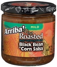 ARRIBA: Salsa Black Bean and Corn, 16 oz - No Brand For Less 