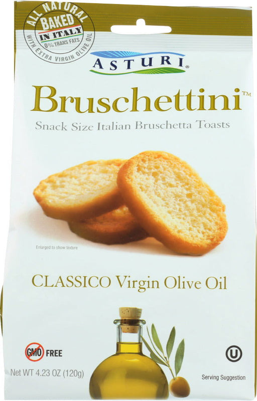 ASTURI: Bruschettini Classico Virgin Olive Oil, 4.23 oz - No Brand For Less 