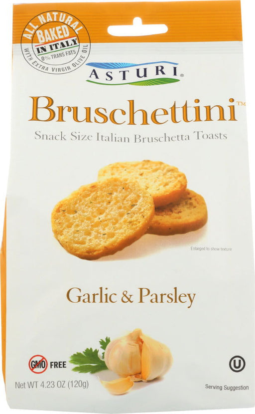 ASTURI: Bruschettini Garlic & Parsley, 4.23 oz - No Brand For Less 