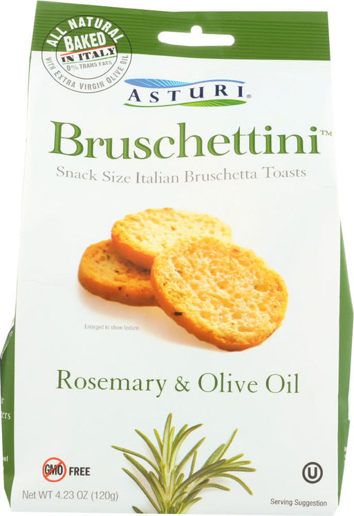 ASTURI: Bruschettini Rosemary & Olive Oil, 4.23 oz - No Brand For Less 