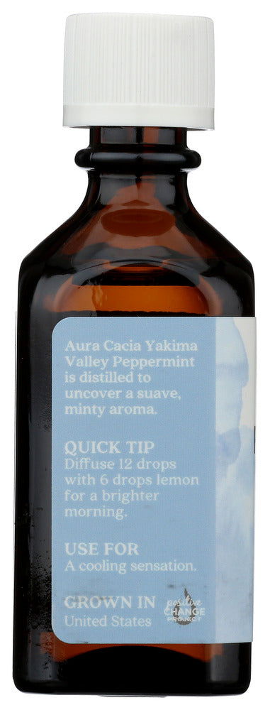 AURA ACACIA: 100% Pure Essential Oil Peppermint, 2 oz - No Brand For Less 