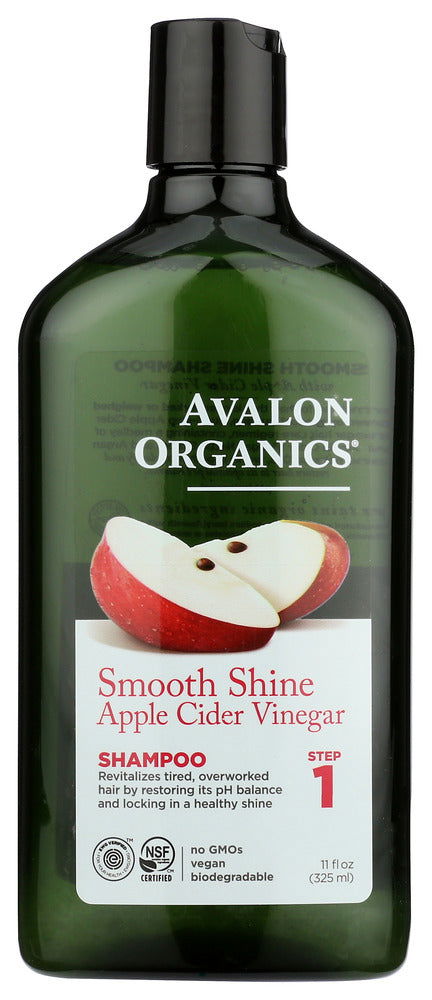 AVALON ORGANICS: Apple Cider Shampoo, 11 oz - No Brand For Less 