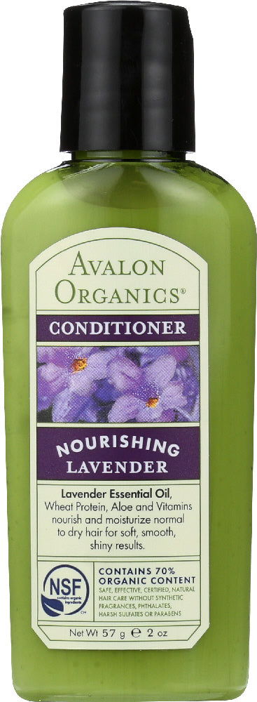 AVALON ORGANICS: Conditioner Lavender Nourish, 2 oz - No Brand For Less 