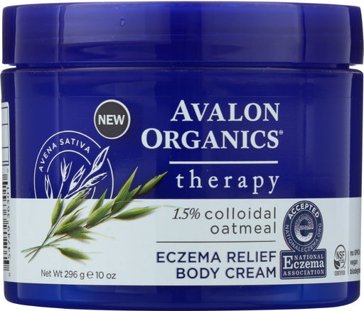 AVALON ORGANICS: Cream Body Eczema Therapy, 10 oz - No Brand For Less 