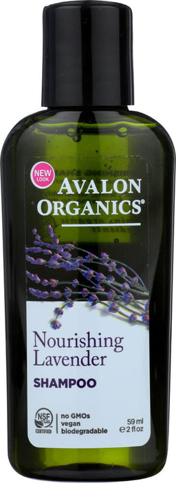 AVALON ORGANICS: Shampoo Lavender, 2 oz - No Brand For Less 