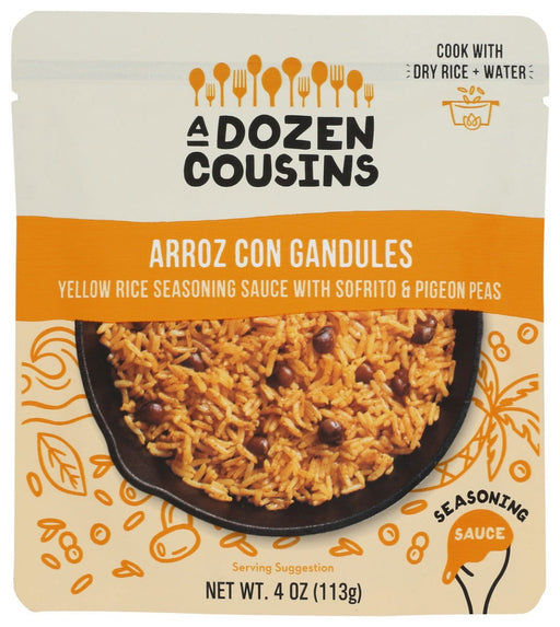 A DOZEN COUSINS: Arroz Con Gandules Seasoning Sauce, 4 oz - No Brand For Less 