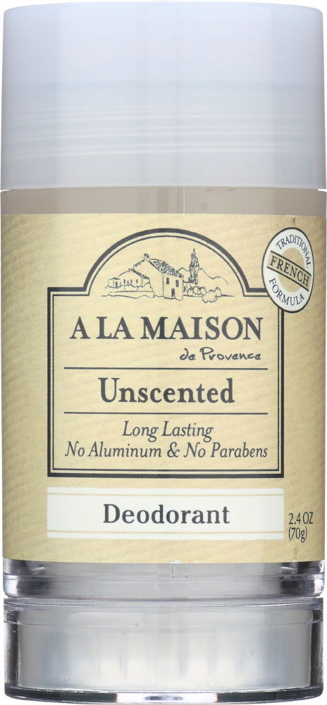 A LA MAISON DE PROVENCE: Deodorant Unscented 2.4 oz - No Brand For Less 