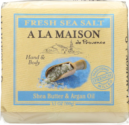 A LA MAISON DE PROVENCE: Fresh Sea Salt Mini Soap Bar, 3.5 oz - No Brand For Less 