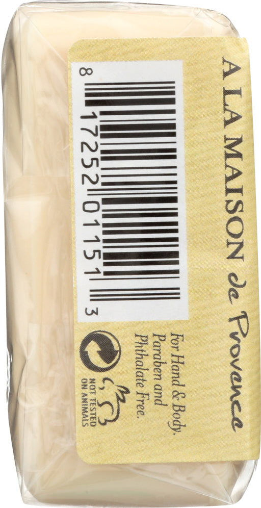 A LA MAISON DE PROVENCE: Mini Soap Bar Coconut Creme, 3.5 oz - No Brand For Less 