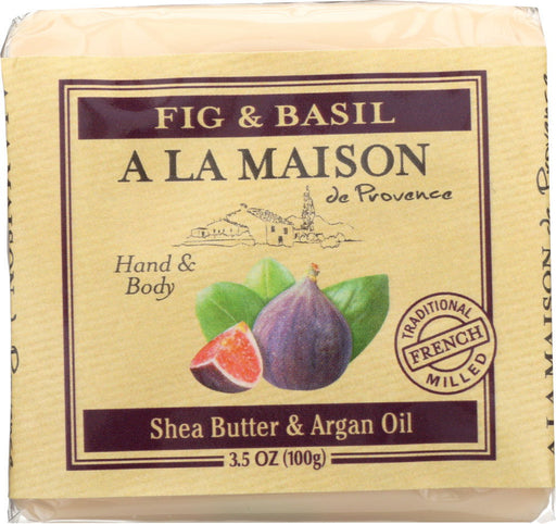 A LA MAISON DE PROVENCE: Mini Soap Bar Fig & Basil, 3.5 oz - No Brand For Less 