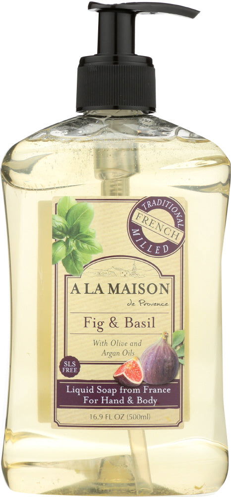 A LA MAISON: Fig & Basil Liquid Soap, 16.9 fl oz - No Brand For Less 