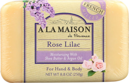 A LA MAISON: Rose Lilac Bar Soap, 8.8 oz - No Brand For Less 