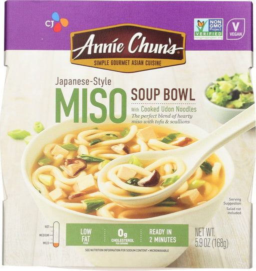 Annie Chuns All Natural Asian Cuisine Soup Bowl Miso, 5.9 Oz - No Brand For Less 