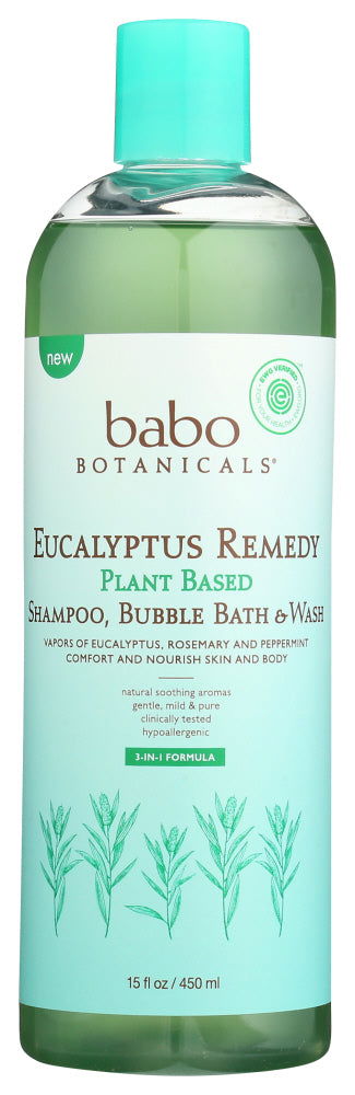 BABOBOTANI: Shampoo Bath Baby Eucalyp, 15 oz - No Brand For Less 