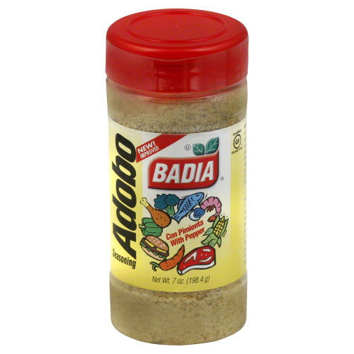 BADIA: Adobo with Pepper Seasoning, 7 oz - No Brand For Less 