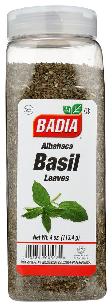 BADIA: Basil Leaves, 4 oz - No Brand For Less 