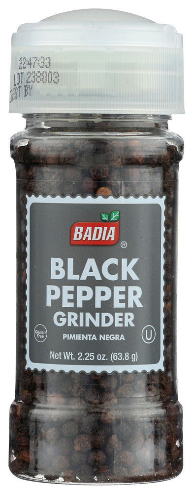 BADIA: Black Pepper Grinder, 2.25 oz - No Brand For Less 