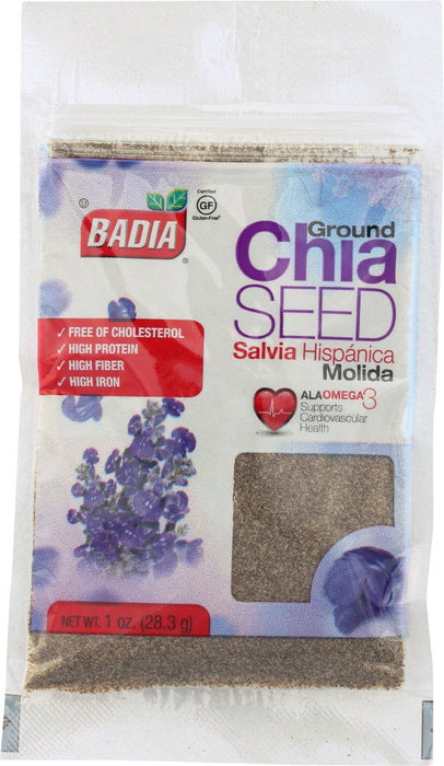 BADIA: Chia Seed Ground, 1 oz - No Brand For Less 