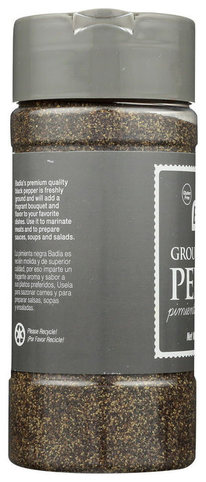 BADIA: Ground Black Pepper, 7 Oz - No Brand For Less 