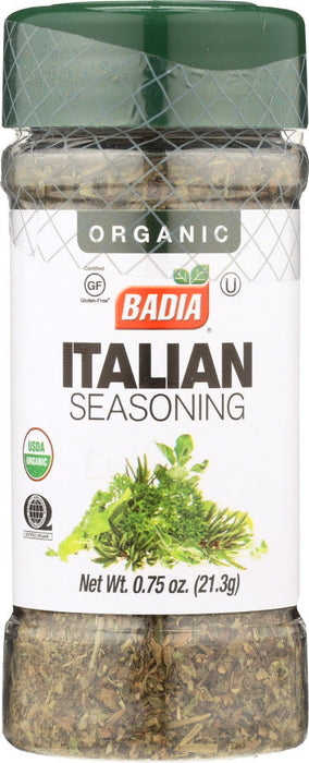 BADIA: Italian Seasoning Organic, .75 oz - No Brand For Less 