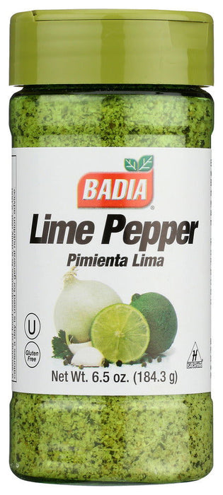 BADIA: Seasoning Lime Pepper, 6.5 OZ - No Brand For Less 