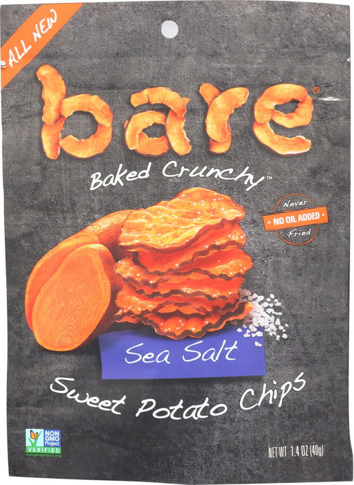 BARE FRUIT: Chips Sweet Potato Sea Salt, 1.4 oz - No Brand For Less 