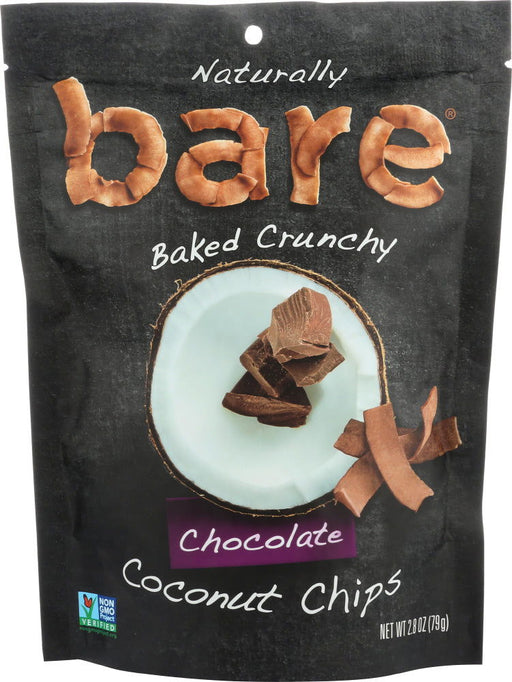 BARE FRUIT: Chocolate Coconut Chips, 2.8 oz - No Brand For Less 