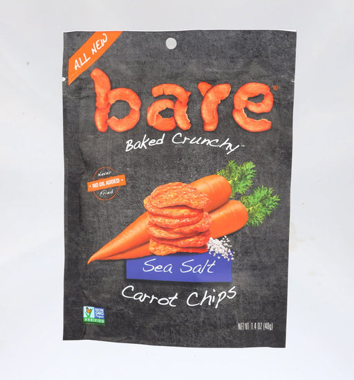 BARE FRUIT: Sea Salt Carrot Chips, 1.4 oz - No Brand For Less 