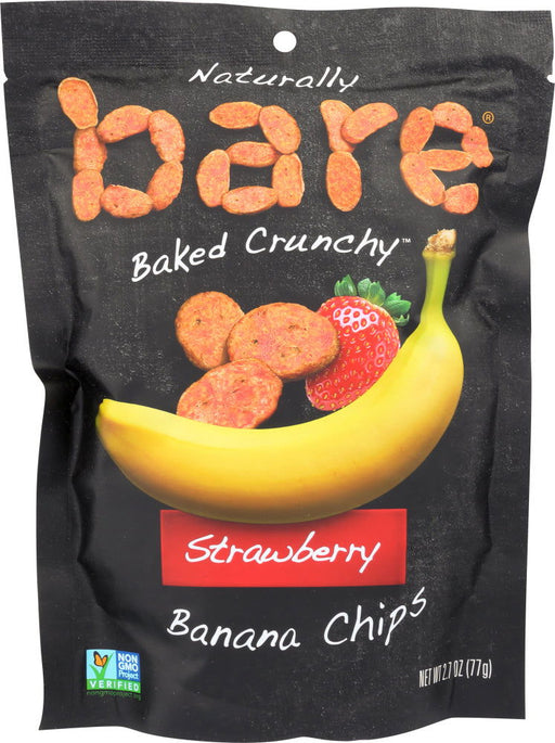 BARE FRUIT: Strawberry Banana Chips, 2.7 oz - No Brand For Less 