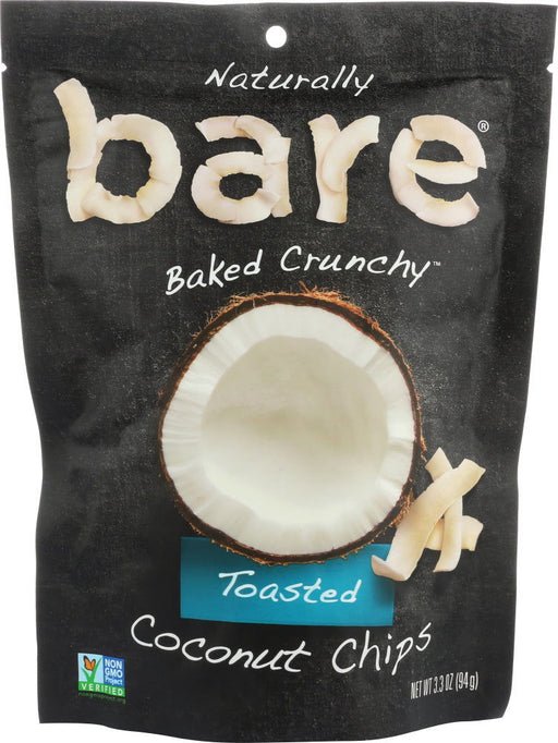 BARE FRUIT: Toasted Coconut Chips, 3.3 oz - No Brand For Less 