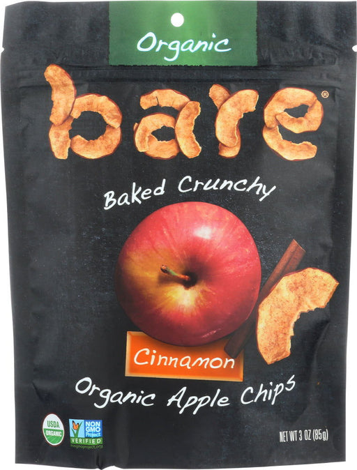 BARE: Organic Crunchy Apple Chips Cinnamon, 3 oz - No Brand For Less 