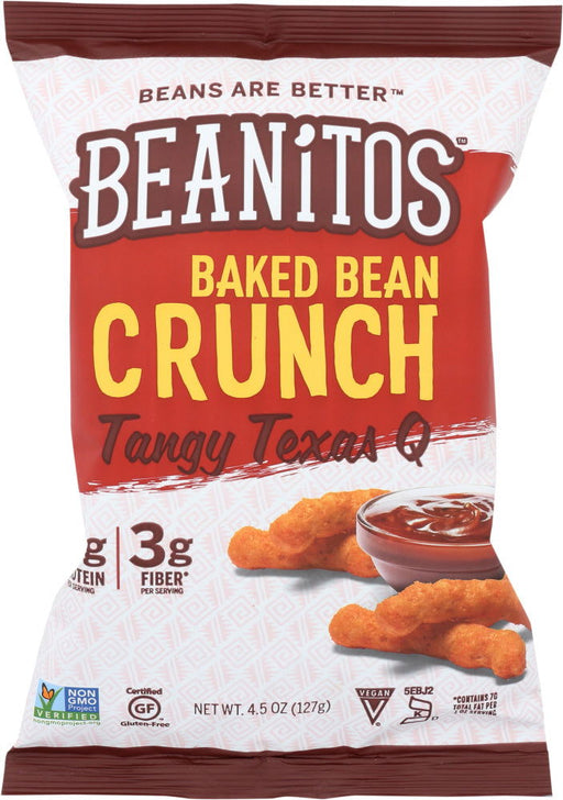 BEANITOS: Snack Tangy Texas Q Baked Bean Crunch, 4.5 oz - No Brand For Less 