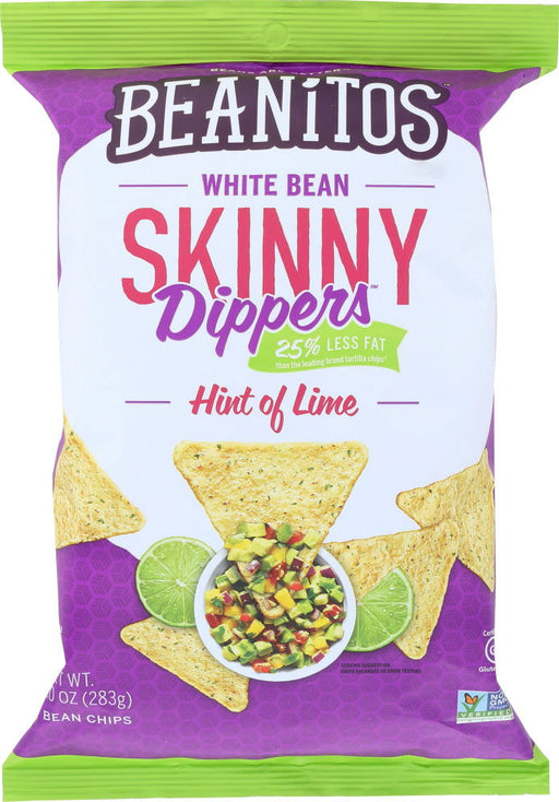 BEANITOS: White Bean Skinny Dippers Hint of Lime, 10 oz - No Brand For Less 