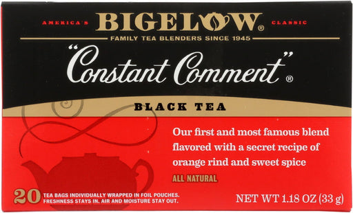 BIGELOW: Constant Comment Black Tea, 20 tea bags - No Brand For Less 