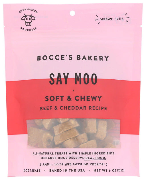 BOCCES BAKERY: Beef and Cheddar Recipe Dog Treat, 6 oz - No Brand For Less 