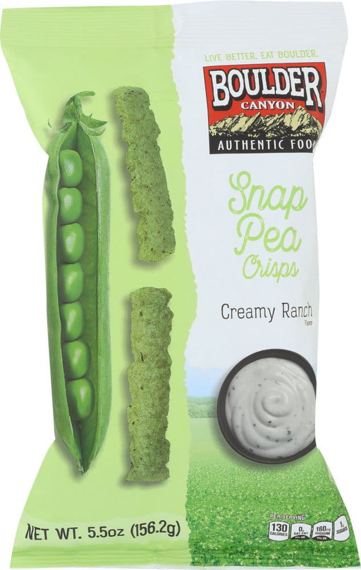 BOULDER CANYON: Crisps Pea Creamy Ranch, 5.5 oz - No Brand For Less 