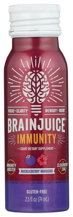 BRAINJUICE: Shot Immune Huckleberry, 2.5 FO - No Brand For Less 