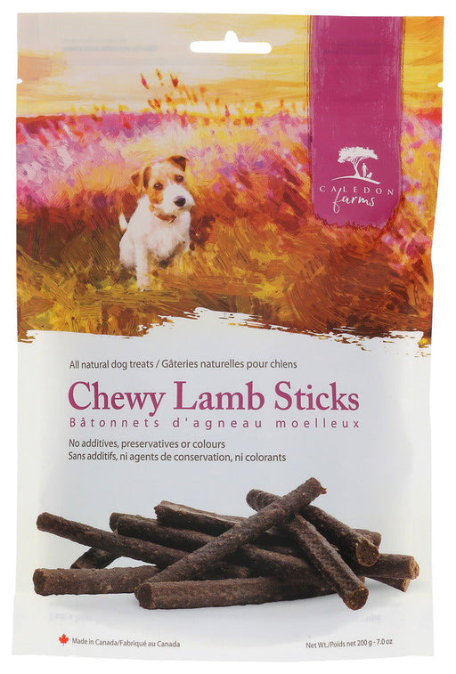 CALEDON FARMS: Treat Dog Chewy Lamb Stic, 7 OZ - No Brand For Less 