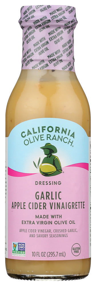 CALIFORNIA OLIVE RANCH: Garlic Apple Cider Vinaigrette Dressing, 10 fo - No Brand For Less 