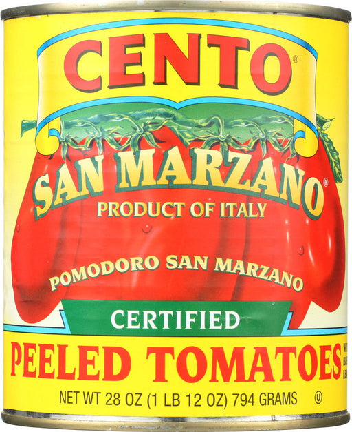 CENTO: Certified Peeled Tomatoes with Basil Leaf, 28 oz - No Brand For Less 