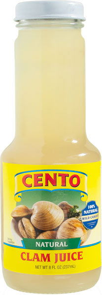 CENTO: Natural Clam Juice, 8 oz - No Brand For Less 