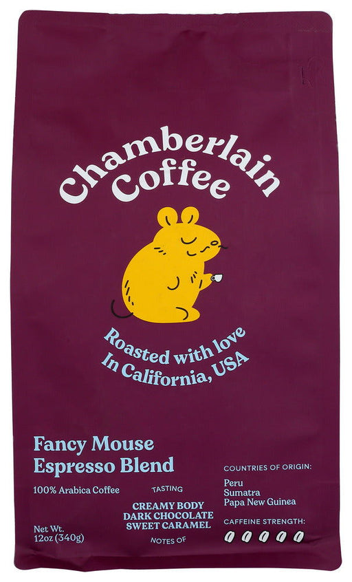 CHAMBERLAIN COFFEE: Coffee  Whole Bean Espresso, 12 OZ - No Brand For Less 