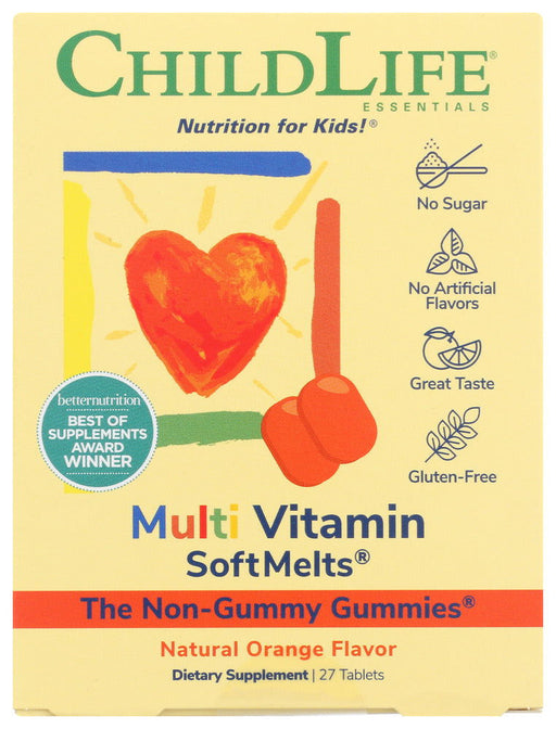 CHILDLIFE: Multi Vitamin SoftMelt Gummies, 27 tb - No Brand For Less 