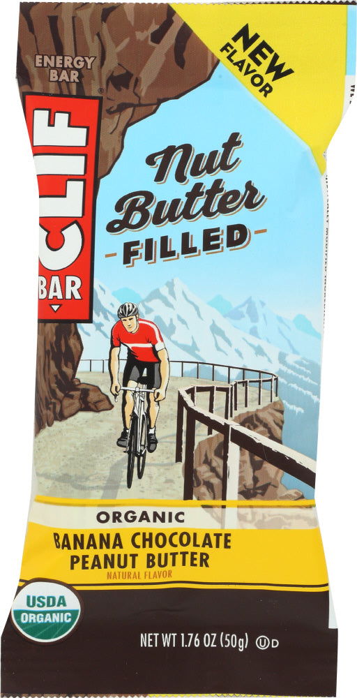 CLIF: Bar Nut Butter Filled Organic Banana Chocolate Peanut Butter, 1.76 oz - No Brand For Less 