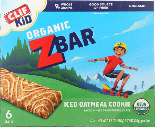 CLIF KID: Zbar Organic Iced Oatmeal Cookie, 7.62 oz - No Brand For Less 