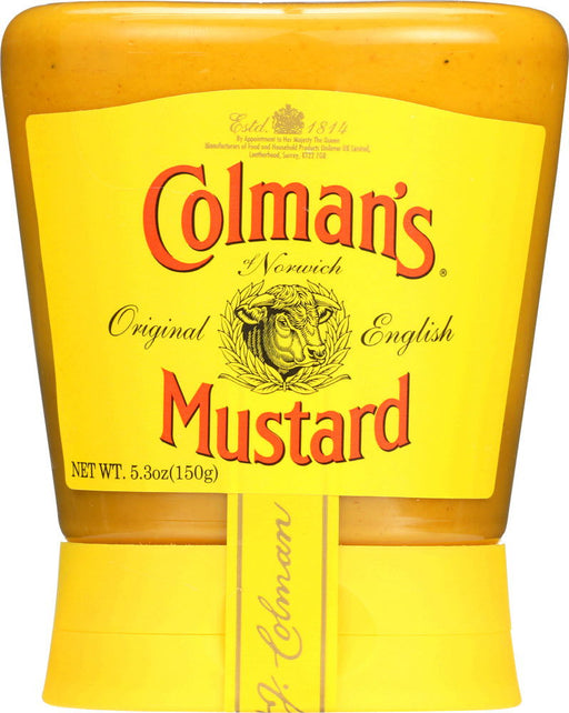 COLMAN'S: Original English Mustard Squeezable, 5.3 oz - No Brand For Less 