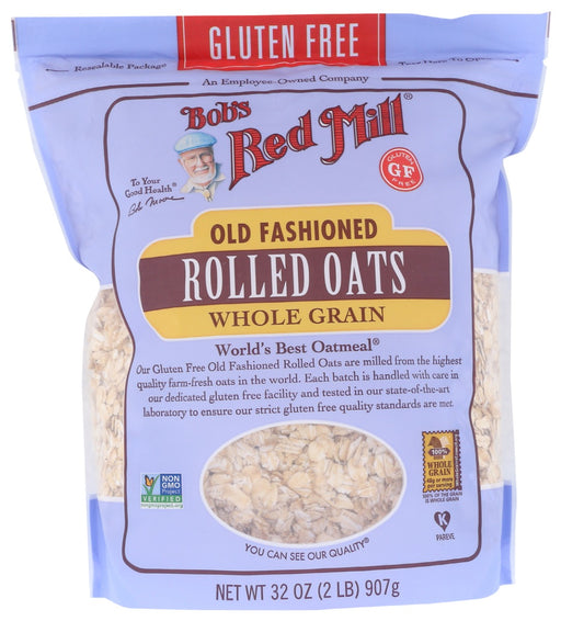 Our Gluten Free Old Fashioned Rolled Oats make a deliciously hearty, whole grain cereal that gives you lasting energy. To ensure that these types of oats maintain their gluten free integrity, we handle them with care in our dedicated facility. They're a great way to add dietary fiber to your diet and a wonderful low glycemic load for breakfast, a snack or baking.