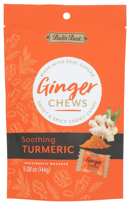 BALIS BEST: Soothing Turmeric Ginger Chews, 5.08 oz