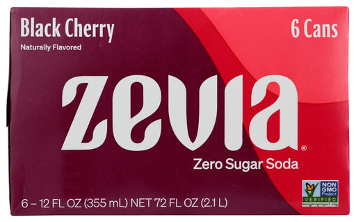 Naturally sweetened, zero sugar, and zero calories”Zevia Black Cherry is practically bursting with the flavor of juicy, ripe black cherries. It's caffeine free too (there's simply no room with all that cherry flavor). We may never be 100% certain on how it's winning the hearts of soda lovers everywhere. But these are some pretty good guesses, don't you think? Packaging may vary.